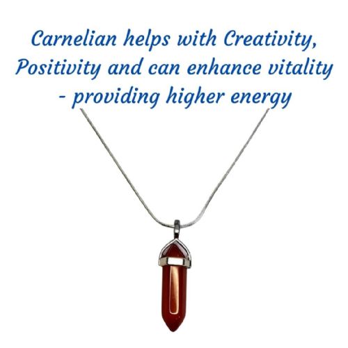 Carnelian Gemstone Pendant